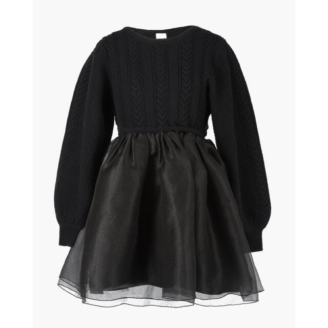 GISELLE KNIT PUFF OP (BLACK)