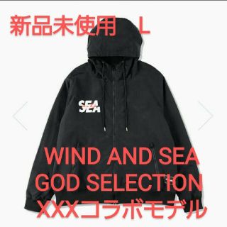 Lsize【新品未使用】WDS×XXX NYLON PARKA/BLACK/(パーカー)