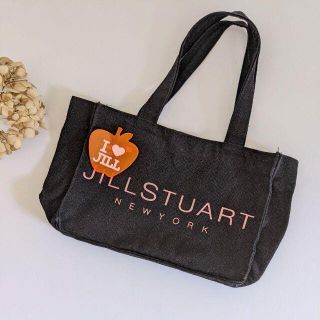 ジルスチュアート(JILLSTUART)の【美品】JILL STUART　ジルスチュアート　トートバッグ　黒　ロゴバッグ(トートバッグ)