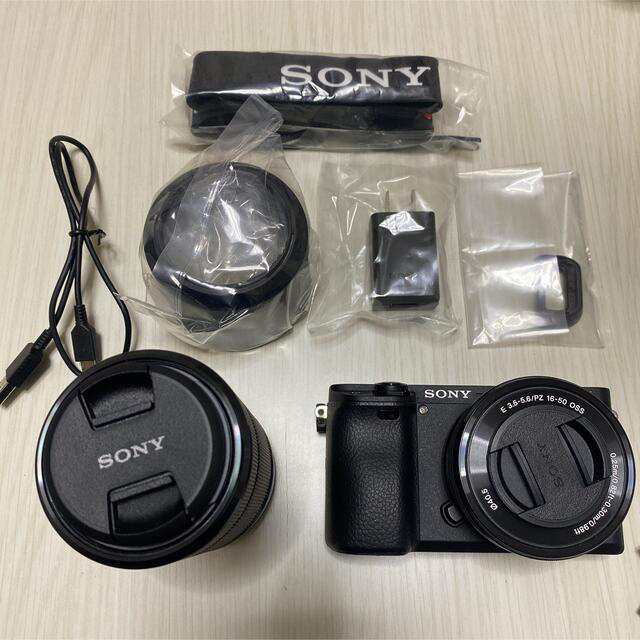 SONY - 美品！ SONY  デジタル一眼カメラ α6400 ILCE-6400Y(B)