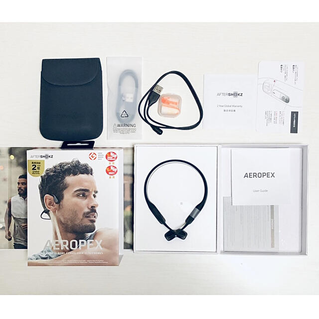 AFTERSHOKZ AEROPEX 骨伝導ヘッドホン COSMIC BLACK-