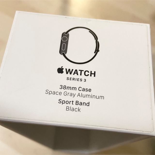 Apple Watch(アップルウォッチ)のApple Watch 3 38mm GPS  スマホ/家電/カメラのスマホ/家電/カメラ その他(その他)の商品写真