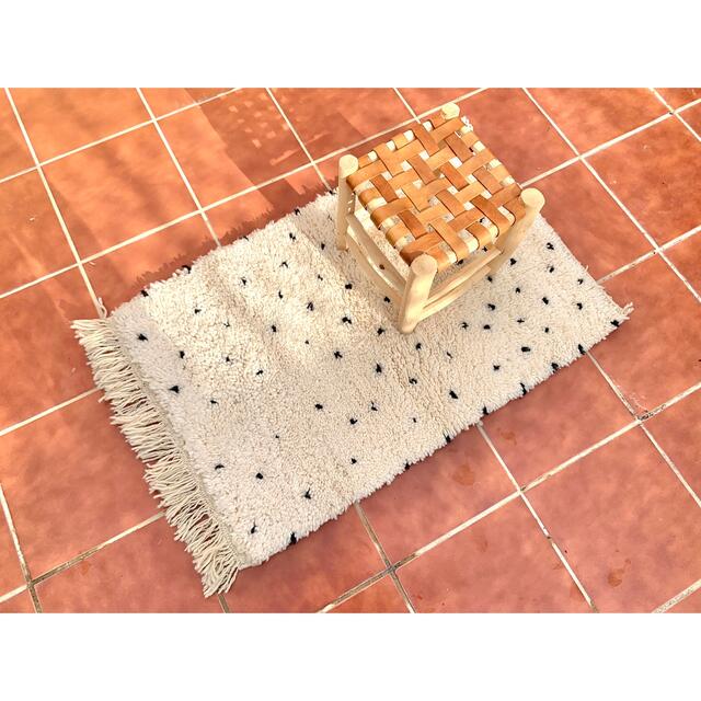 モロッコ ラグ rug ドット ベニワレン カーペット 絨毯の通販 by