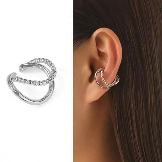 FREAK'S STORE(フリークスストア)のGrain cross gold earcuff No.736 レディースのアクセサリー(イヤーカフ)の商品写真