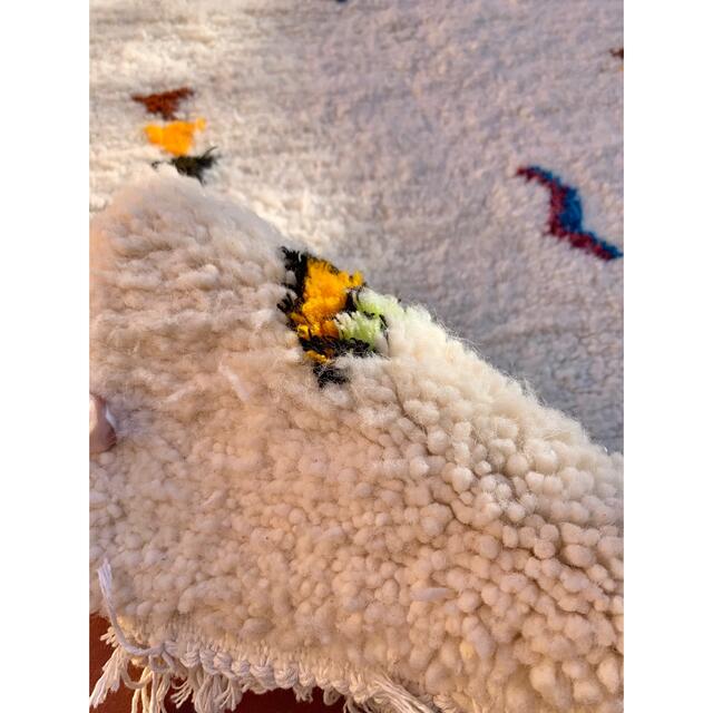 モロッコ ラグ カーペット 絨毯 アジラル カラフル ベニワレン