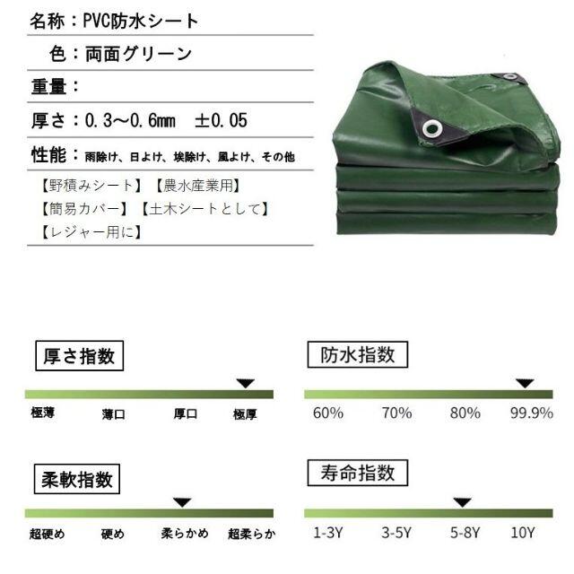 万能防水シート　2.8*3.8 超厚手 耐水 UVシート  インテリア/住まい/日用品のインテリア/住まい/日用品 その他(その他)の商品写真