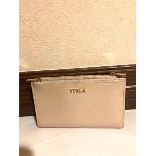 Furla - 未使用品☆FURLA フルラ スリム 二つ折り財布 ベージュ 収納