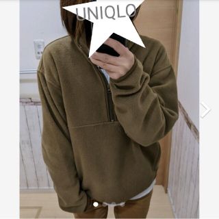 ユニクロ(UNIQLO)のUNIQLO  ハーフジップ フリース(スウェット)