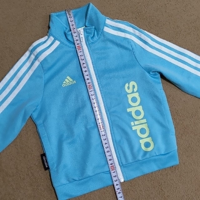 adidas(アディダス)のadidas ジャージ ジャケット 110 (小さめ) キッズ/ベビー/マタニティのキッズ服女の子用(90cm~)(ジャケット/上着)の商品写真