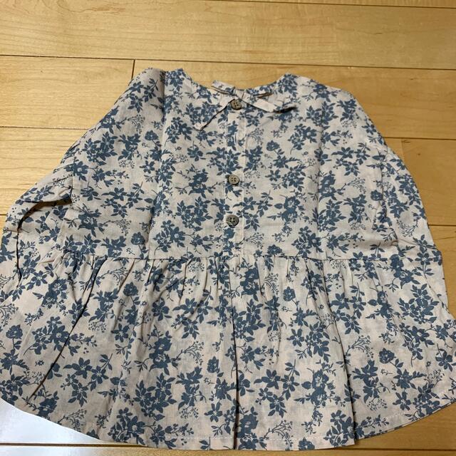 petit main(プティマイン)の花柄ブラウス　テータテート キッズ/ベビー/マタニティのキッズ服女の子用(90cm~)(ブラウス)の商品写真