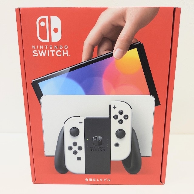 Nintendo Switch(ニンテンドースイッチ)のNintendo switch 有機ELモデル ホワイト エンタメ/ホビーのゲームソフト/ゲーム機本体(携帯用ゲーム機本体)の商品写真