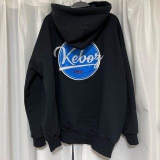 keboz  bbロゴ　リフレクティブ仕様　パーカー　L(パーカー)