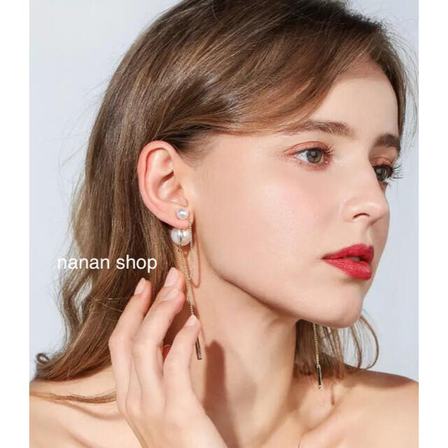 FRAY I.D - ビックパールチェーンピアス パールピアス 【即購入OK】の ...