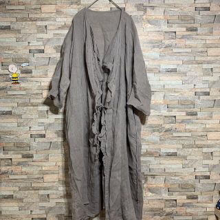 ネストローブ(nest Robe)のネストローブ リネン 和紙 フリル カシュクール ワンピース(シャツ/ブラウス(長袖/七分))