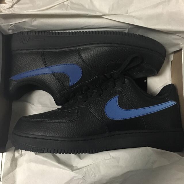 NIKE AIR FORCE 1 '07 BLACK/GYM BLUE 26.5