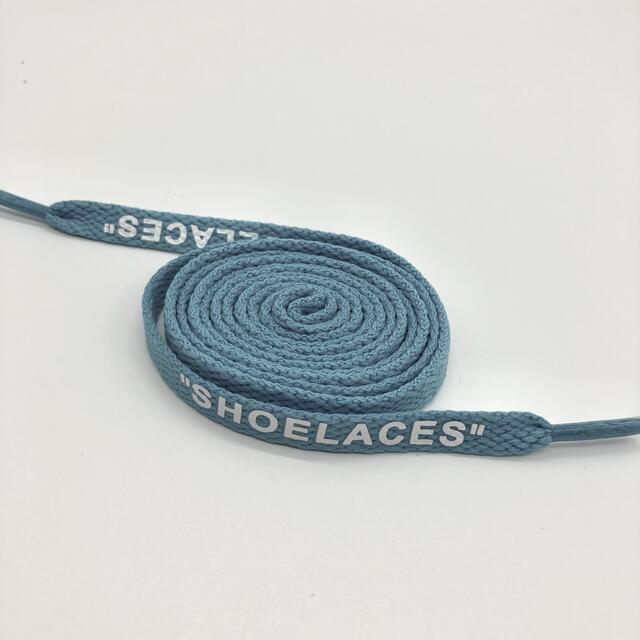 靴紐 ブルー 140cm 靴ひも”SHOELACES”シューレース メンズの靴/シューズ(スニーカー)の商品写真