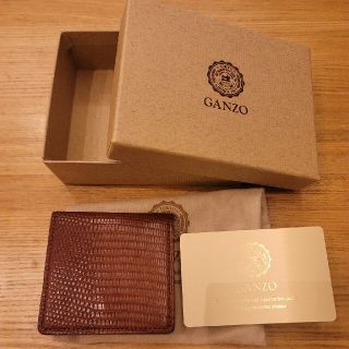 ガンゾ(GANZO)の中古 GANZO リザード6 BOX小銭入れ ブラウン(コインケース/小銭入れ)