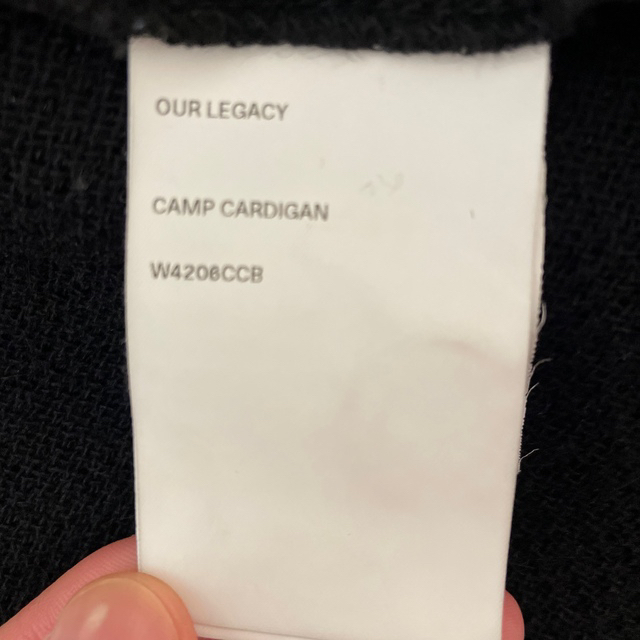 Jil Sander(ジルサンダー)の再値下げ！今週で掲載終了　our legacy camp cardigan  メンズのトップス(カーディガン)の商品写真