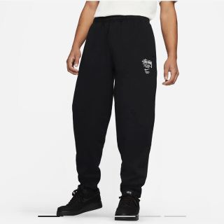 ステューシー(STUSSY)の新品未使用　nike stussy  スウェットパンツ　黒　サイズM(その他)