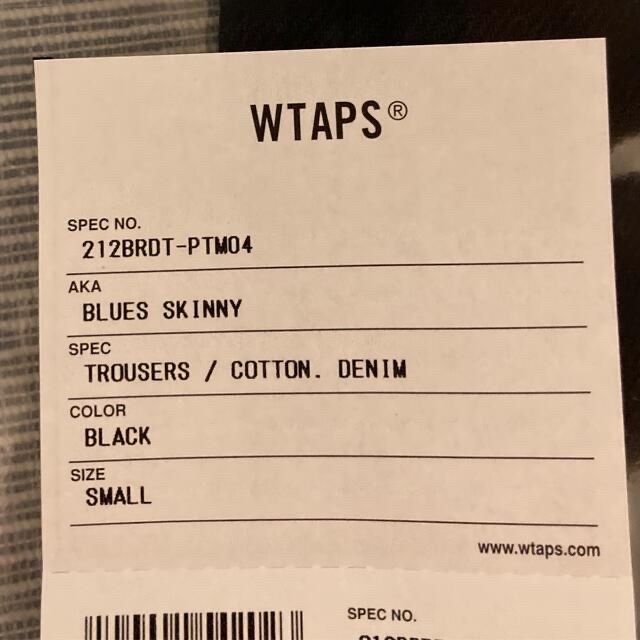 W)taps(ダブルタップス)の❗️即完売品❗️WTAPS 21aw blues skinny black メンズのパンツ(デニム/ジーンズ)の商品写真