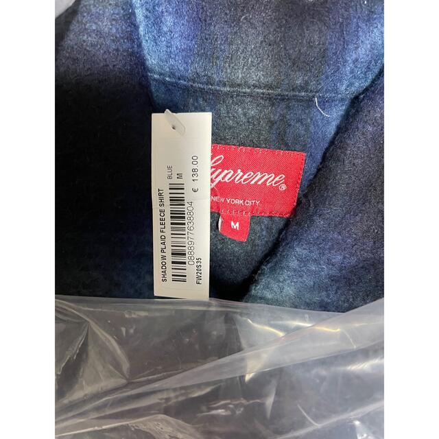 supreme Shadow Plaid Fleece Shirt