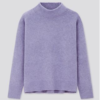 ユニクロ(UNIQLO)のスフレヤーンハイネックセーター(ニット/セーター)