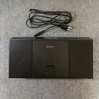 ソニー(SONY)のソニー CDラジオ ZS-E30 : FM/AM/ワイドFM対応 ブラック(ラジオ)