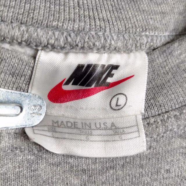 NIKE - 【USA製!!】ナイキ ✈︎刺繍ロゴ 白タグ ゆるだぼ 裏起毛