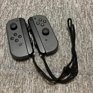ニンテンドースイッチ(Nintendo Switch)のNintendo Switch Joy-Con グレー　ストラップ付き(その他)