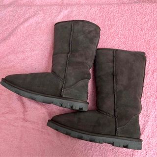 アグ(UGG)のUGGアグ♡ムートンブーツ24cmEssentialTallダークブラウン(ブーツ)