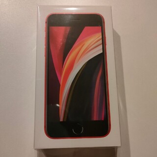 アイフォーン(iPhone)の新品 SIMフリー iPhone SE 2 赤 64GB 本体 アイフォン(スマートフォン本体)