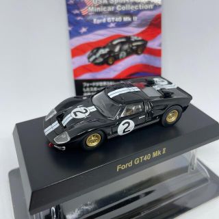 フォード(Ford)の1/64 京商 USA コレクション Ford GT40 Mk2 黒 31B1(ミニカー)