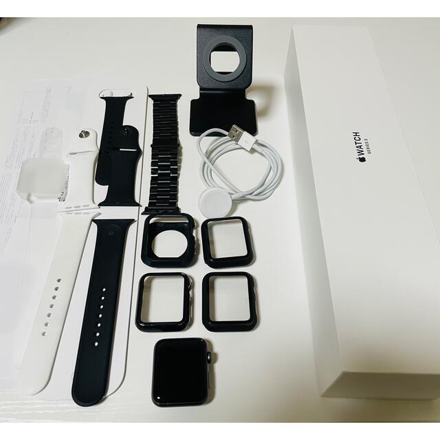 Apple Watch Series3 42mm セルラー グレイ アルミ