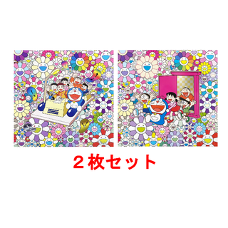 タイムマシンでレッツゴー & どこでもドアで助かった ２枚セット(ポスター)
