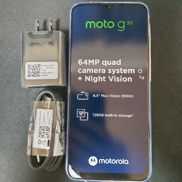 モトローラ　moto g30　未開封品