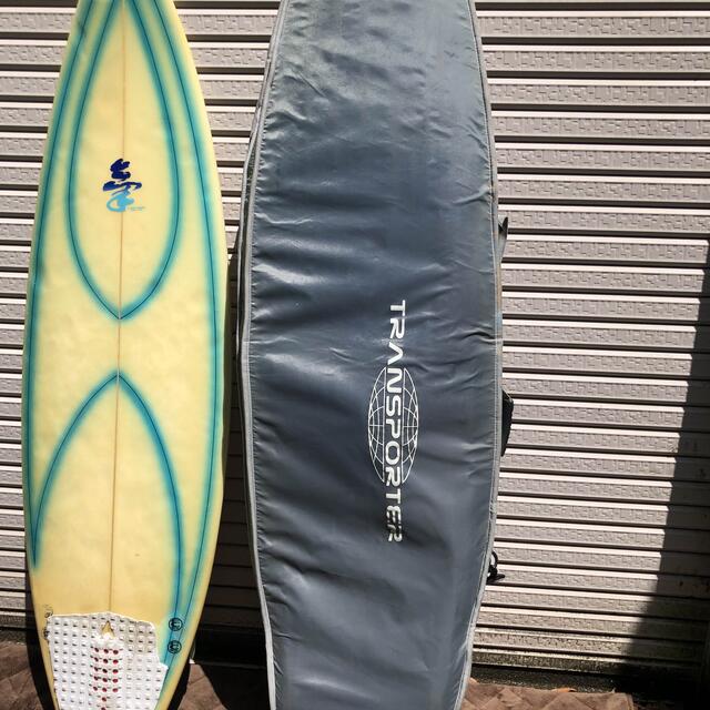 氣サーフボード KI SURFBOARDS リペア済 ショート 約6.2フィート