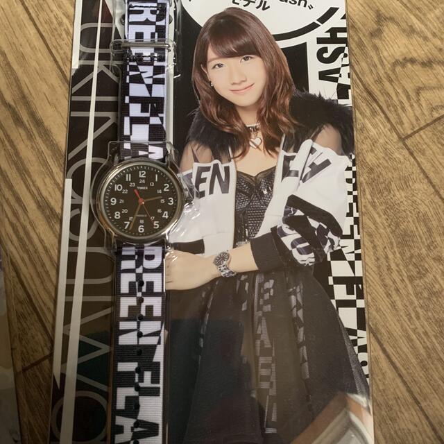 TIMEX(タイメックス)のAKB 10ANNIVERSARY 柏木由紀　腕時計&クリアファイル メンズの時計(レザーベルト)の商品写真