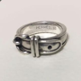 Hermes - エルメス ベルトモチーフ シルバーリングの通販 by ありい's ...