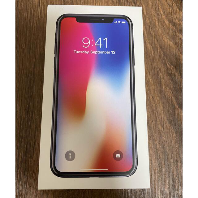 iPhoneX 256GB SIMフリー　スペースグレー