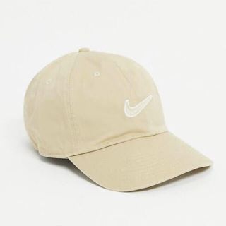 ナイキ(NIKE)のNIKE ヘリテージ 86 スウォッシュロゴ キャップ サンドベージュ 新品(キャップ)