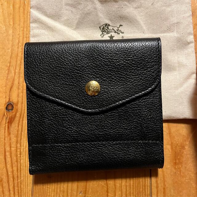 IL BISONTE(イルビゾンテ)のイルビゾンテ 財布　二つ折り　新品　ブラック　黒 レディースのファッション小物(財布)の商品写真