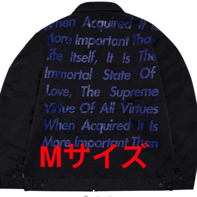 時間指定不可】 Supreme JUNYA Printed Work Jacket M 黒:注目の
