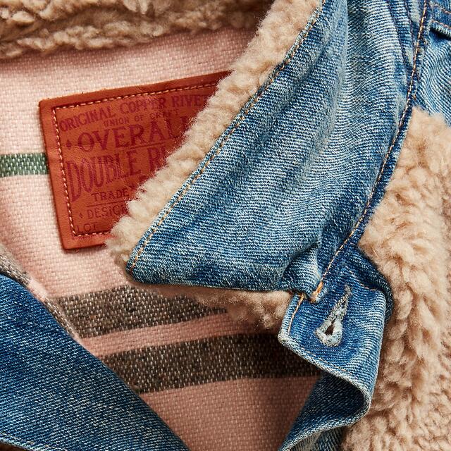 RRL - 新品Ralph Lauren RRL フリースパネルド デニム ジャケットの