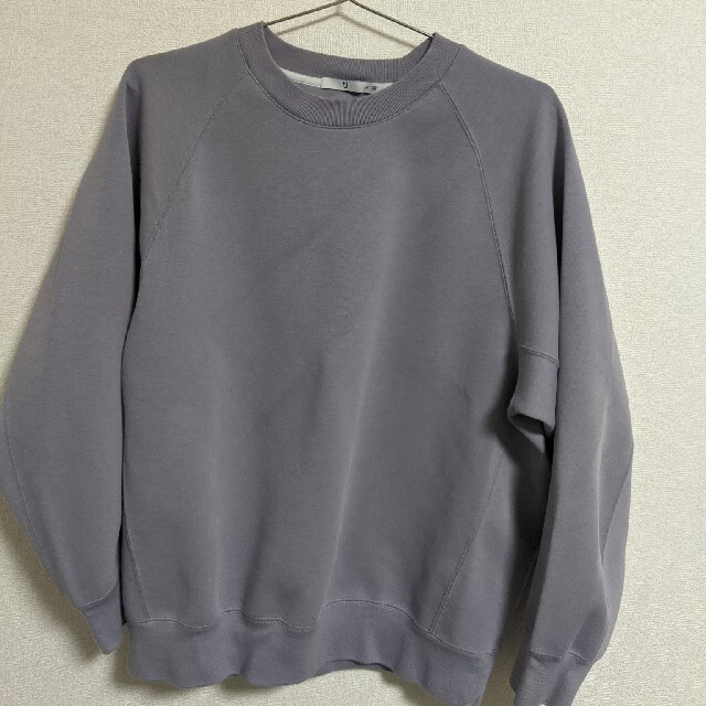 UNIQLO(ユニクロ)の【UNIQLO +J】ドライスウェットシャツ サイズ M 03 GRAY メンズのトップス(スウェット)の商品写真