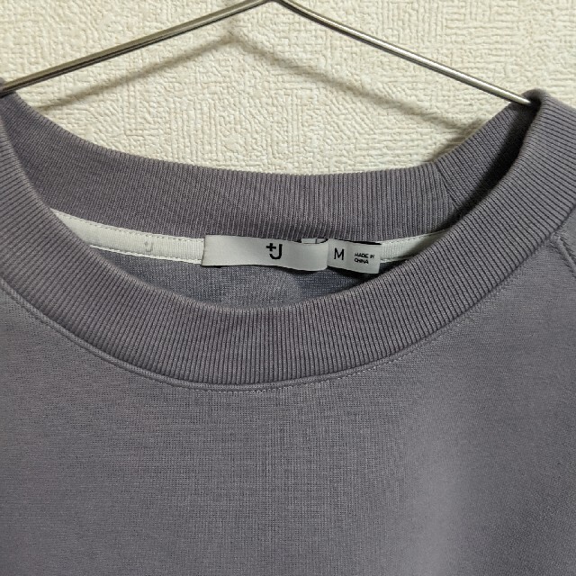 UNIQLO(ユニクロ)の【UNIQLO +J】ドライスウェットシャツ サイズ M 03 GRAY メンズのトップス(スウェット)の商品写真