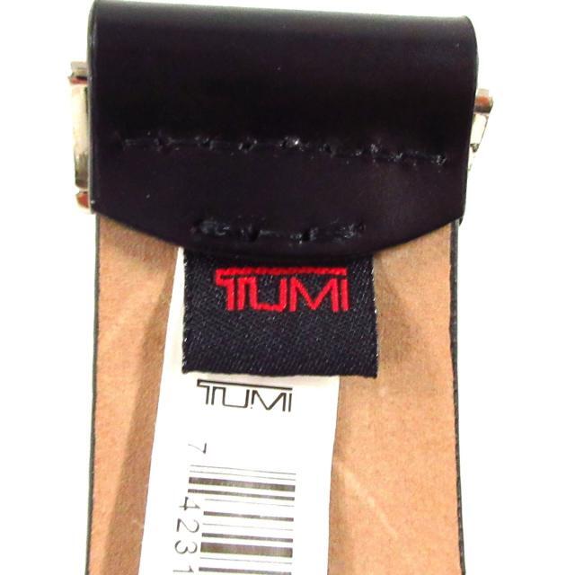 TUMI(トゥミ)のトゥミ ベルト 105美品  - 黒×シルバー レディースのファッション小物(ベルト)の商品写真