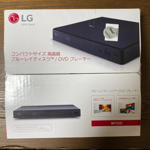 「LG ブルーレイ/DVDプレーヤー BP250」