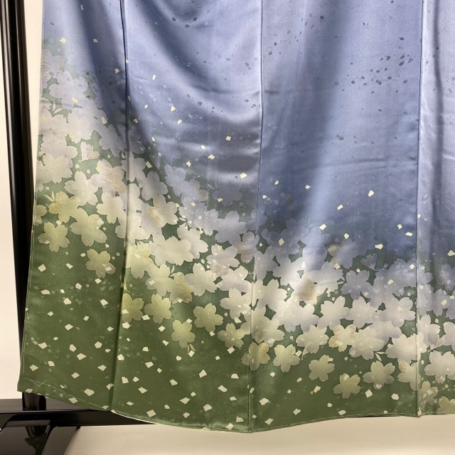 訪問着 美品 秀品 160.5cm 64cm 正絹 【】 1