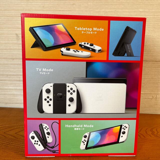 Nintendo Switch(ニンテンドースイッチ)の任天堂Switch有機EL エンタメ/ホビーのゲームソフト/ゲーム機本体(家庭用ゲーム機本体)の商品写真