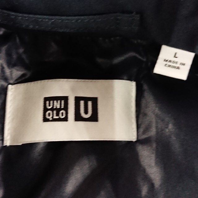 ユニクロ ユー UNIQLO U ウォームパデットピーコート ネイビー M